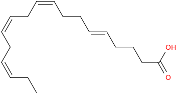 5,9,12,15 octadecatetraenoic acid, (5e,9z,12z,15z) 